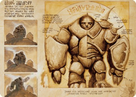 Precursor Golem Art Card [The Brothers' War Art Series] | Card Citadel