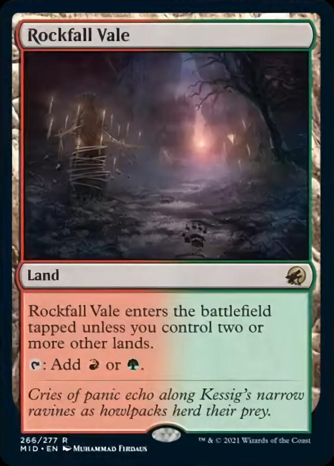 Rockfall Vale [Innistrad: Midnight Hunt] | Card Citadel