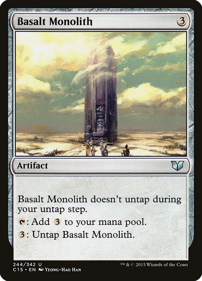 Basalt Monolith [Commander 2015] | Card Citadel