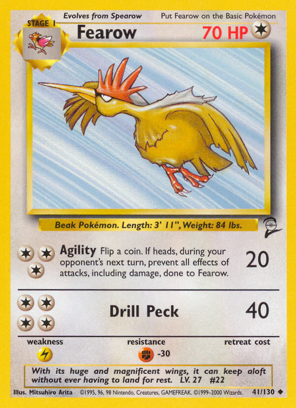 Fearow (41/130) [Base Set 2] | Card Citadel