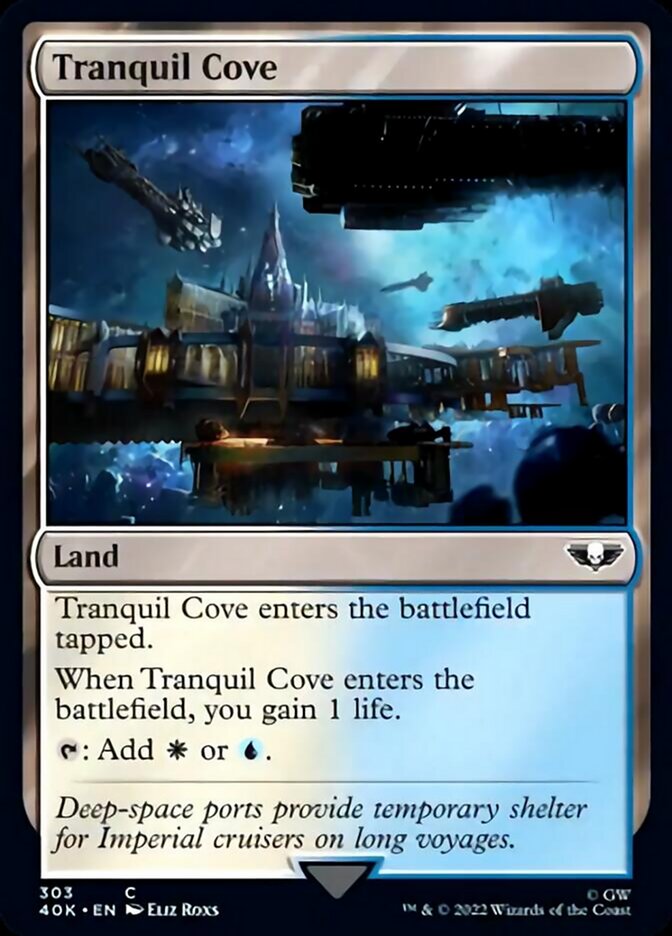 Tranquil Cove (Surge Foil) [Universes Beyond: Warhammer 40,000] | Card Citadel