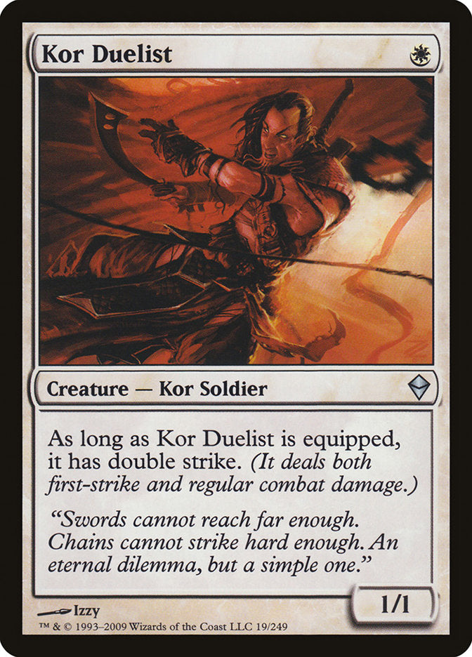 Kor Duelist [Zendikar] | Card Citadel