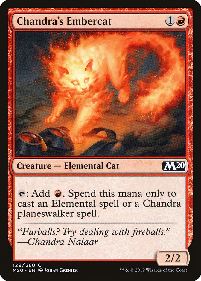 Chandra's Embercat [Core Set 2020] | Card Citadel