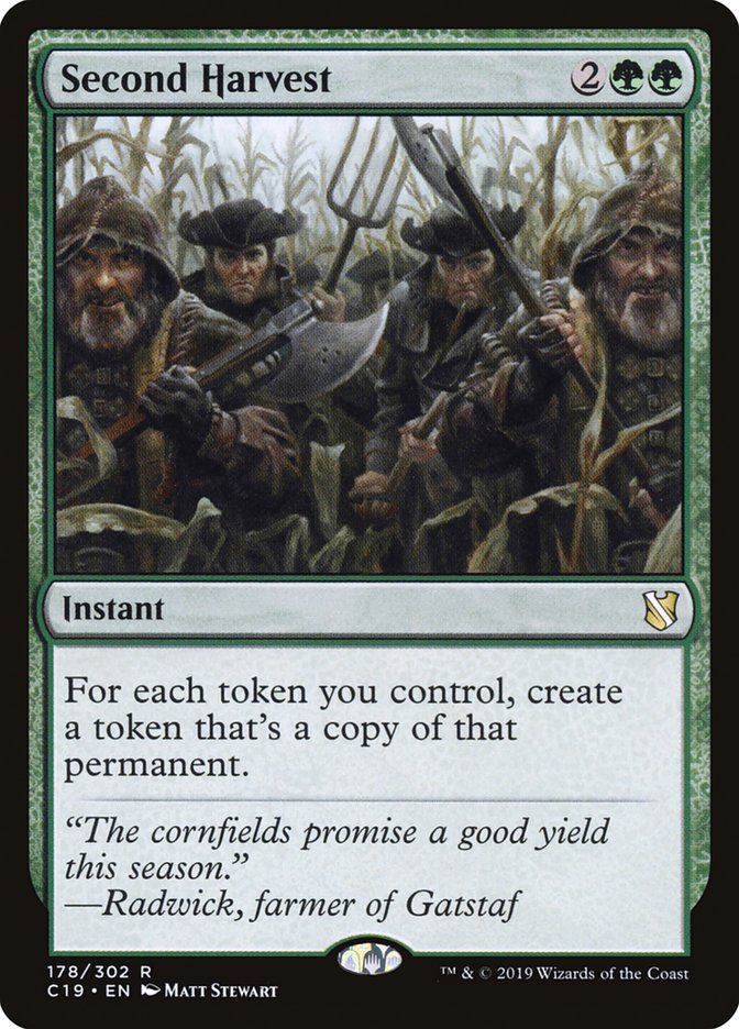 Second Harvest [Commander 2019] | Card Citadel