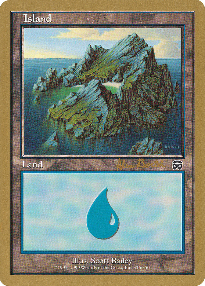 Island (ab336) (Alex Borteh) [World Championship Decks 2001] | Card Citadel