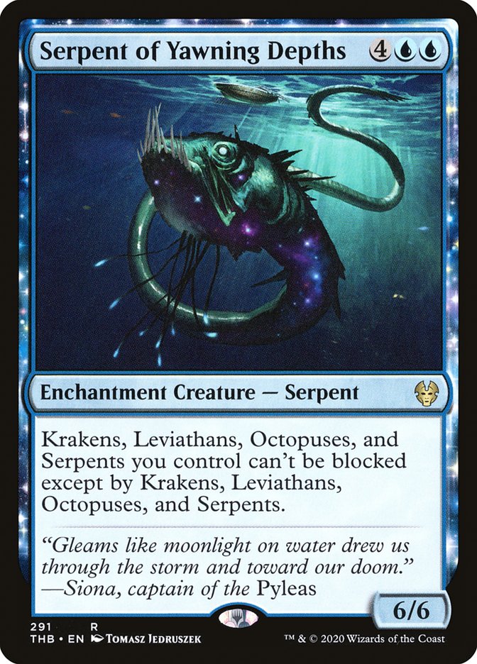 Serpent of Yawning Depths [Theros Beyond Death] | Card Citadel