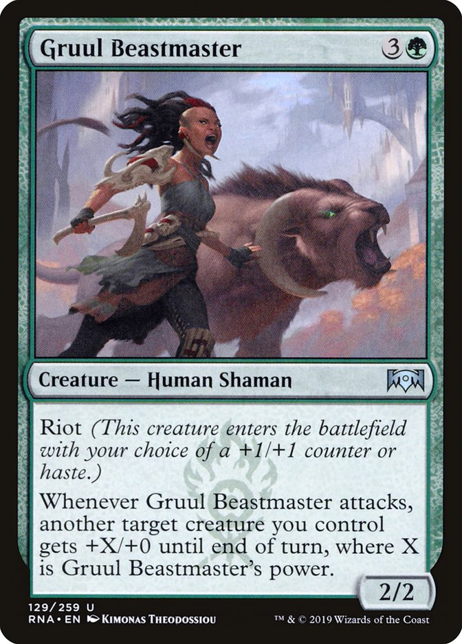 Gruul Beastmaster [Ravnica Allegiance] | Card Citadel