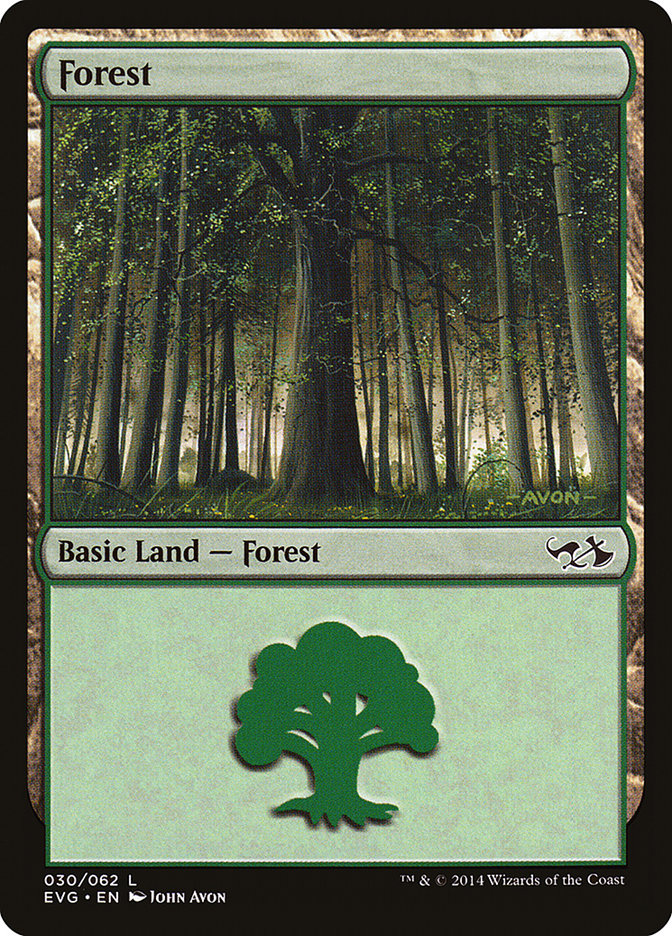 Forest (30) (Elves vs. Goblins) [Duel Decks Anthology] | Card Citadel