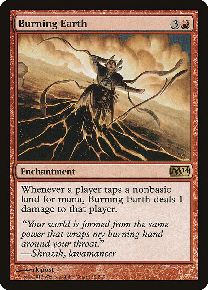 Burning Earth [Magic 2014] | Card Citadel