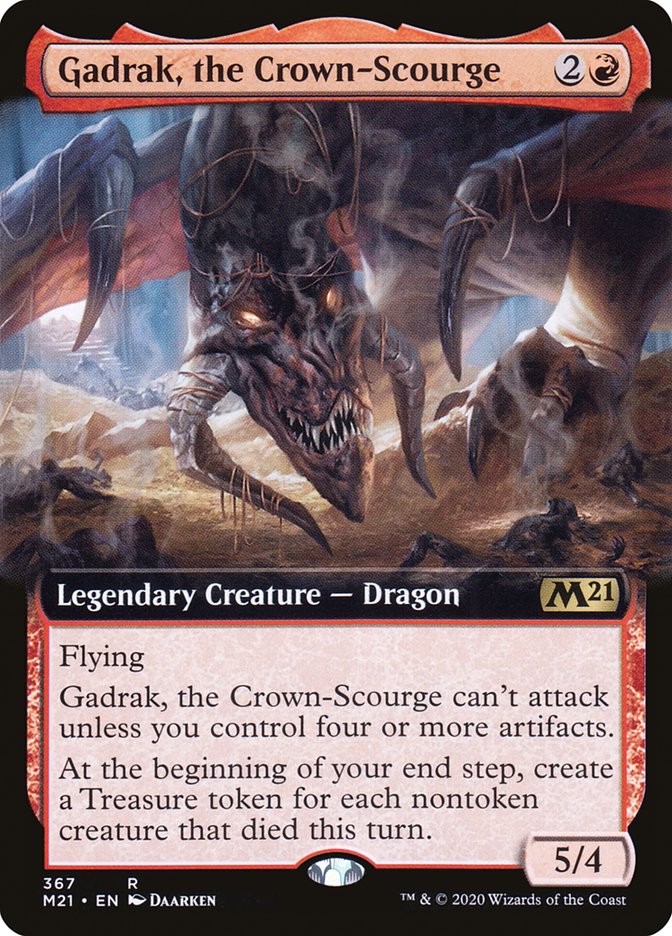 Gadrak, the Crown-Scourge (Extended Art) [Core Set 2021] | Card Citadel