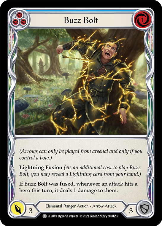 Buzz Bolt (Blue) [ELE049] (Tales of Aria)  1st Edition Normal | Card Citadel