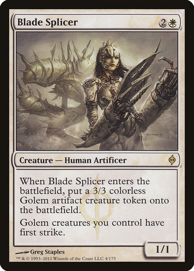 Blade Splicer [New Phyrexia] | Card Citadel