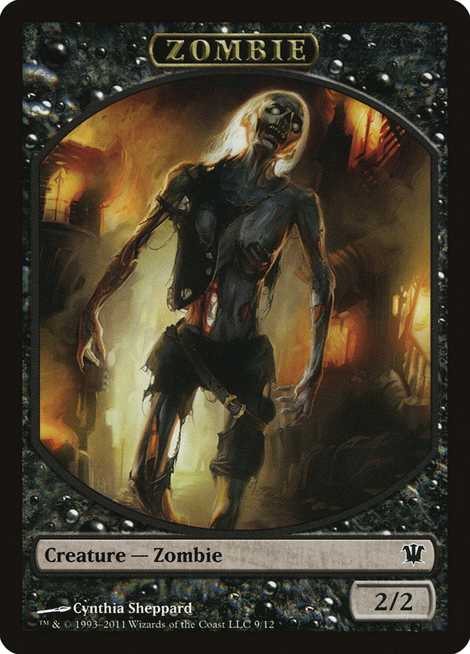 Zombie (9/12) [Innistrad Tokens] | Card Citadel