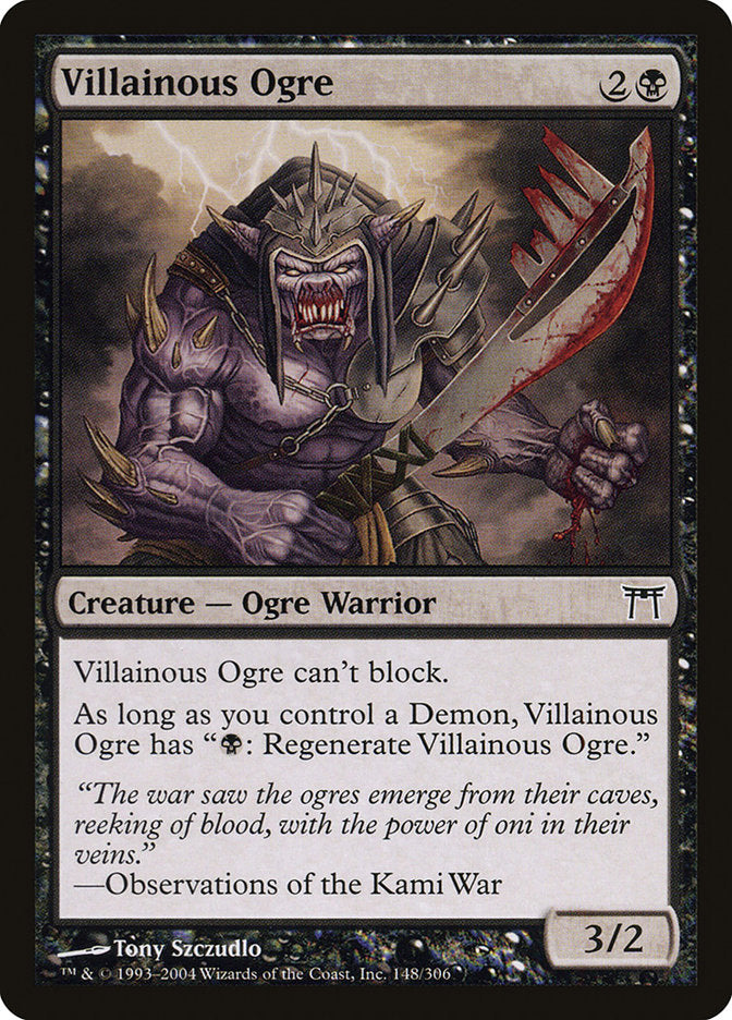 Villainous Ogre [Champions of Kamigawa] | Card Citadel