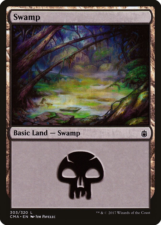 Swamp (303) [Commander Anthology] | Card Citadel