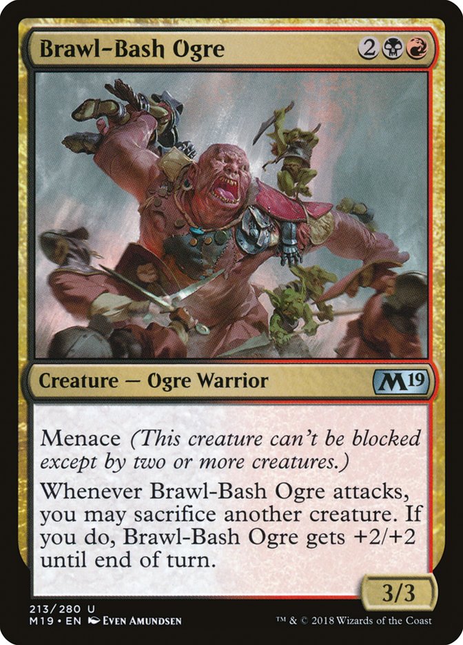 Brawl-Bash Ogre [Core Set 2019] | Card Citadel