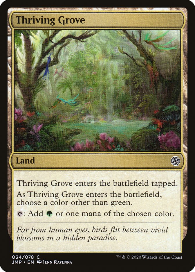 Thriving Grove [Jumpstart] | Card Citadel