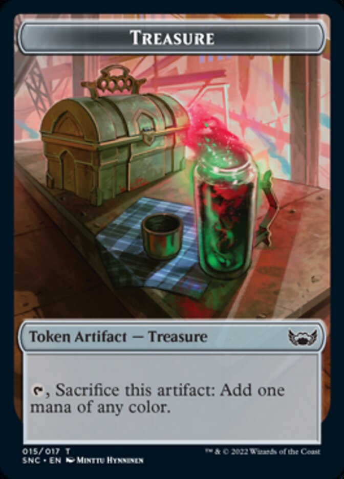 Treasure Token (015) [Streets of New Capenna Tokens] | Card Citadel