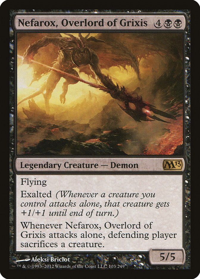 Nefarox, Overlord of Grixis [Magic 2013] | Card Citadel