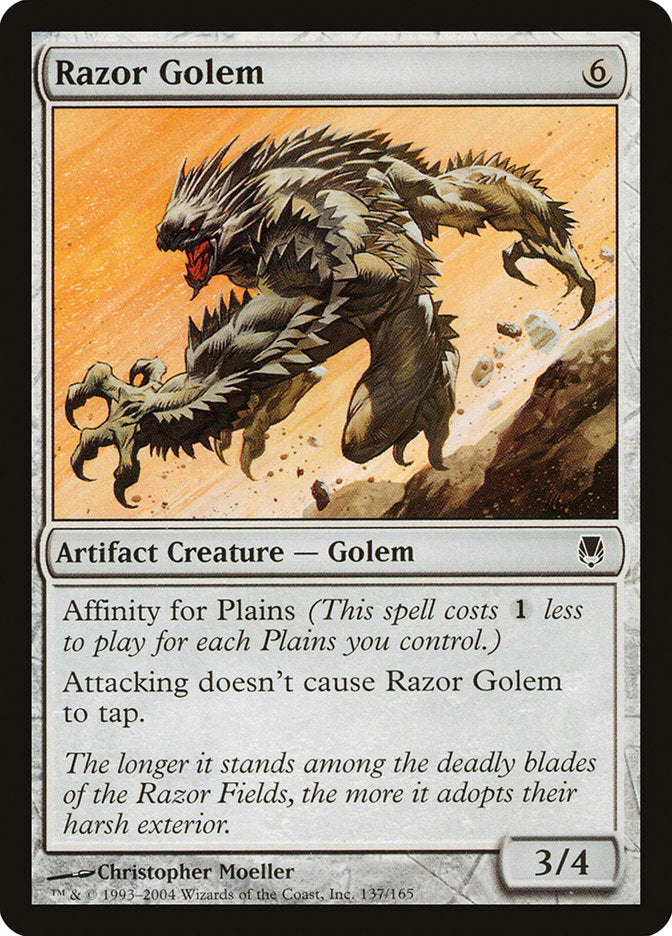 Razor Golem [Darksteel] | Card Citadel