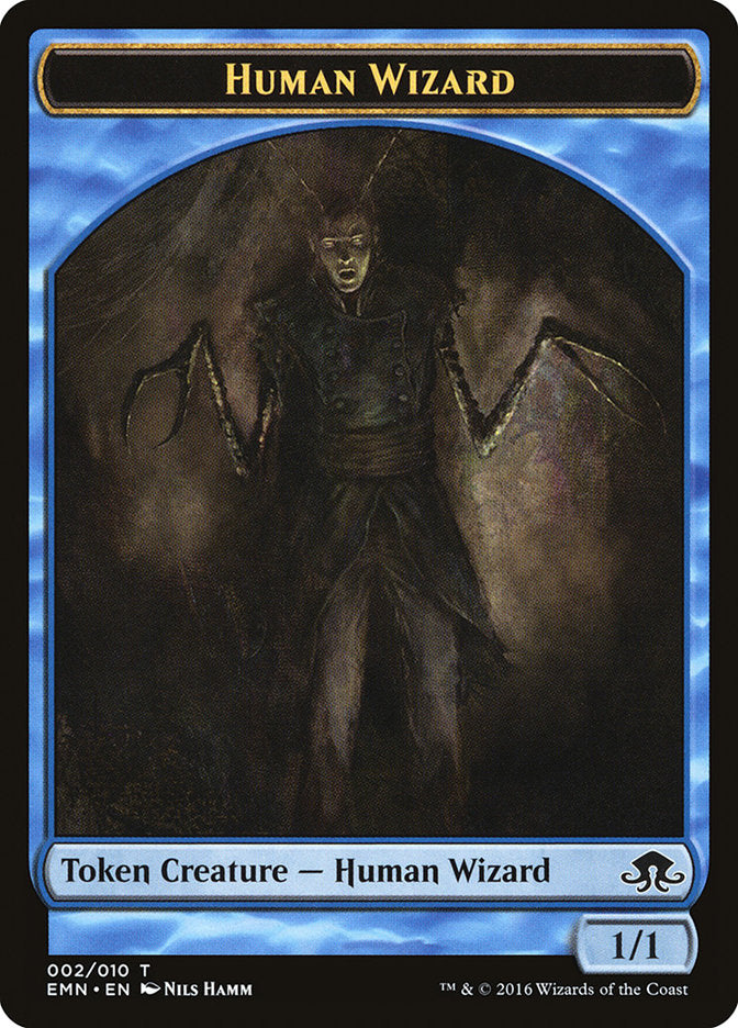 Human Wizard [Eldritch Moon Tokens] | Card Citadel