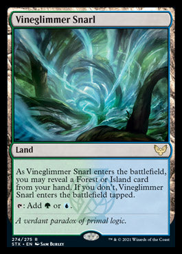 Vineglimmer Snarl [Strixhaven: School of Mages] | Card Citadel