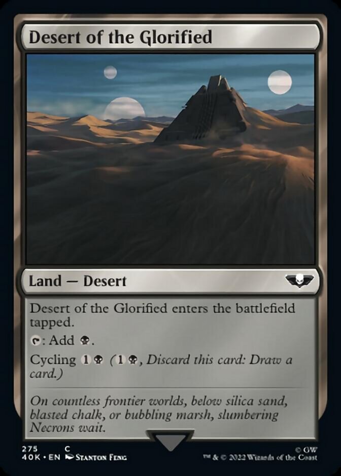 Desert of the Glorified (Surge Foil) [Universes Beyond: Warhammer 40,000] | Card Citadel