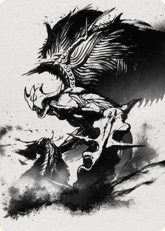 Phyrexian Vindicator 2 Art Card [Phyrexia: All Will Be One Art Series] | Card Citadel