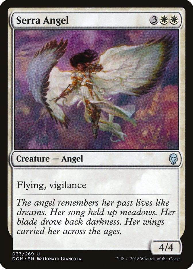 Serra Angel [Dominaria] | Card Citadel