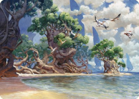 Yavimaya Coast Art Card [Dominaria United Art Series] | Card Citadel