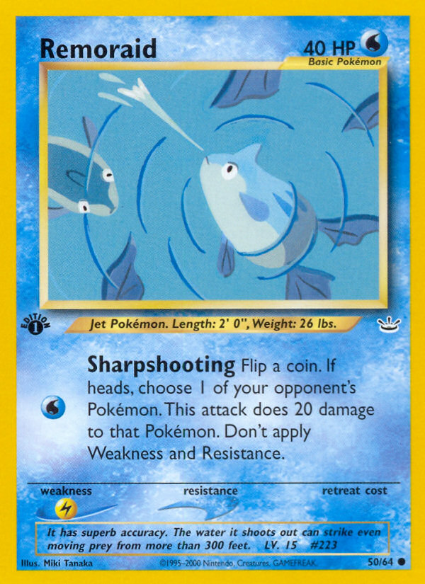 Remoraid (50/64) [Neo Revelation 1st Edition] | Card Citadel
