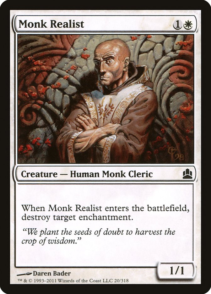 Monk Realist [Commander 2011] | Card Citadel