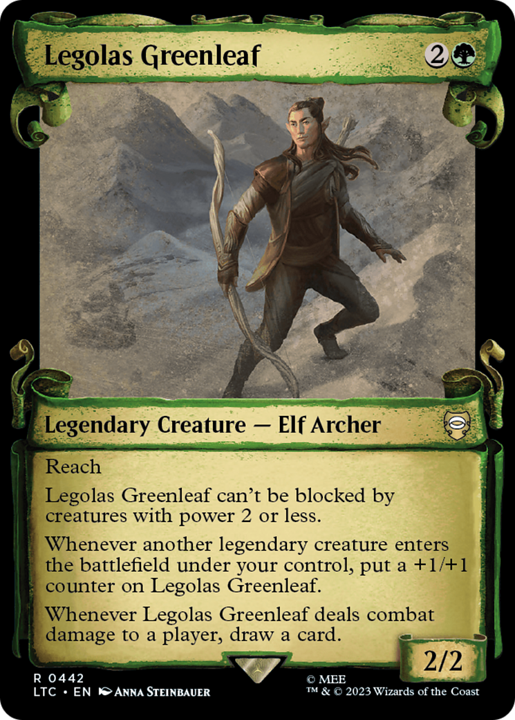 Legolas Greenleaf [The Lord of the Rings: Tales of Middle-Earth Commander Showcase Scrolls] | Card Citadel