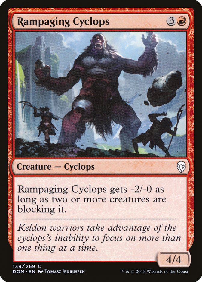 Rampaging Cyclops [Dominaria] | Card Citadel