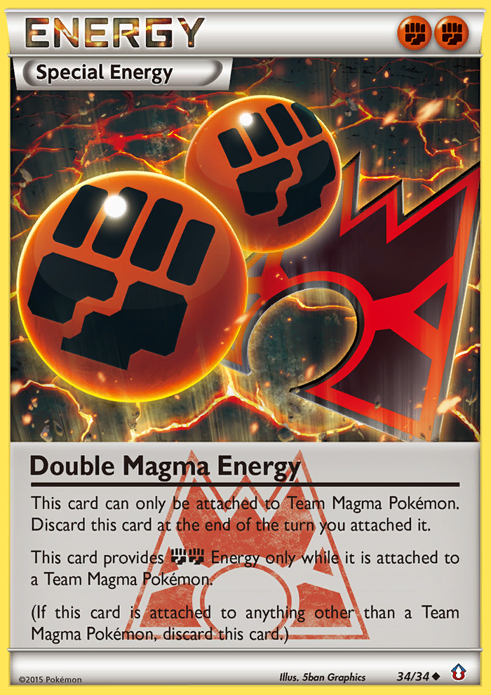 Double Magma Energy (34/34) [XY: Double Crisis] | Card Citadel