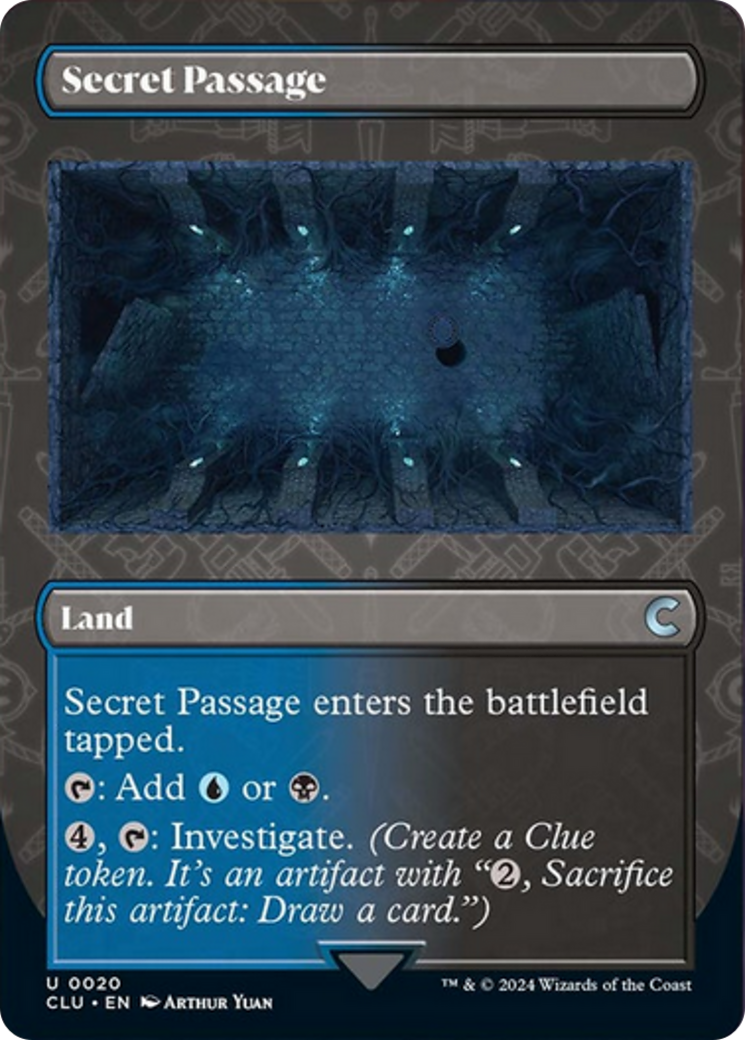 Secret Passage (Borderless) [Ravnica: Clue Edition] | Card Citadel