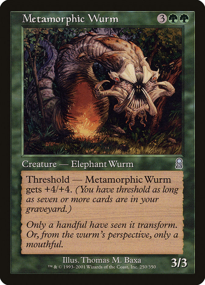 Metamorphic Wurm [Odyssey] | Card Citadel