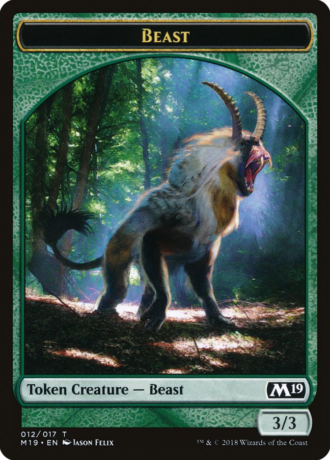 Beast [Core Set 2019 Tokens] | Card Citadel