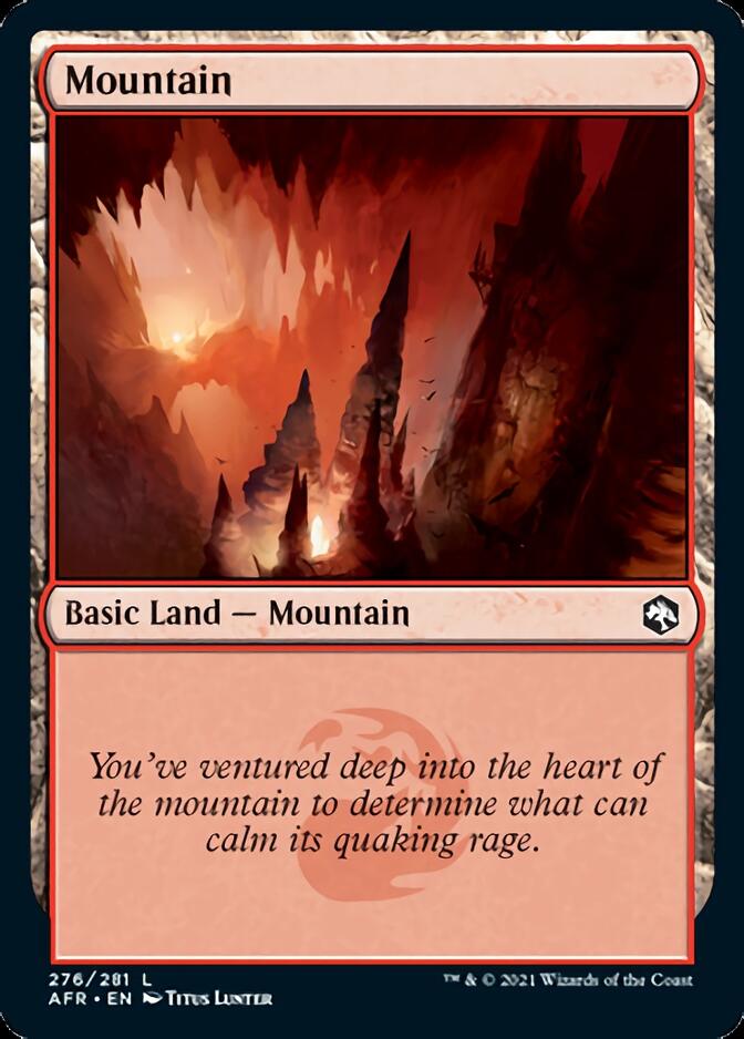 Mountain (276) [Dungeons & Dragons: Adventures in the Forgotten Realms] | Card Citadel