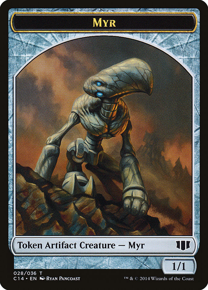 Myr // Pentavite Double-sided Token [Commander 2014 Tokens] | Card Citadel