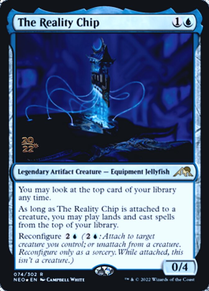 The Reality Chip [Kamigawa: Neon Dynasty Prerelease Promos] | Card Citadel