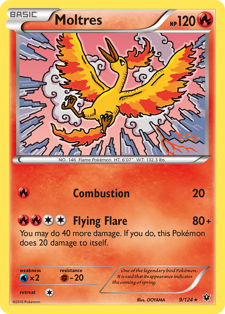 Moltres (9/124) [XY: Fates Collide] | Card Citadel