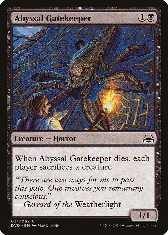 Abyssal Gatekeeper (Divine vs. Demonic) [Duel Decks Anthology] | Card Citadel