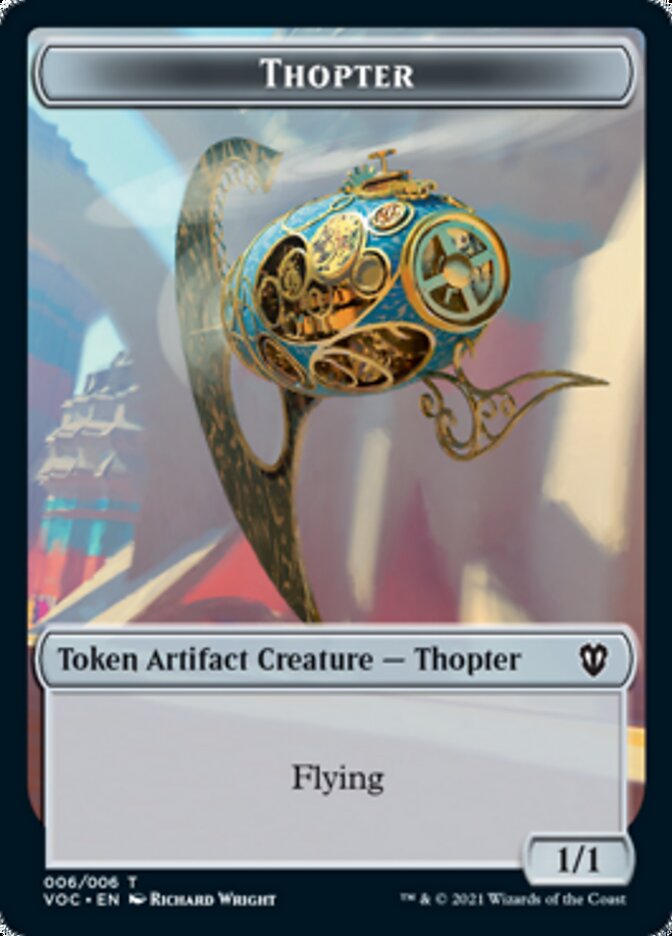 Spirit (003) // Thopter Double-sided Token [Innistrad: Crimson Vow Commander Tokens] | Card Citadel