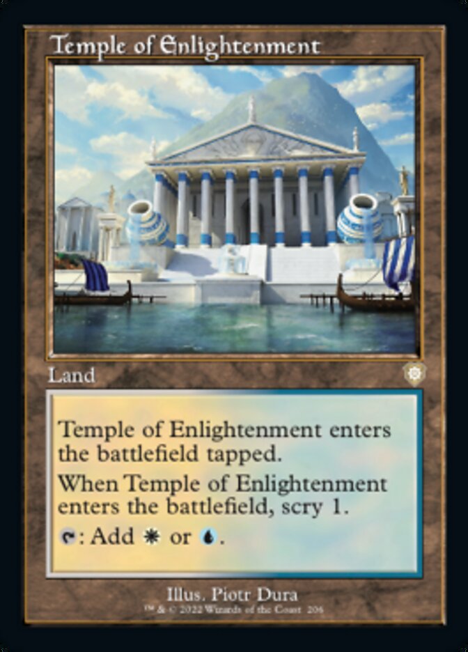 Temple of Enlightenment (Retro) [The Brothers' War Commander] | Card Citadel