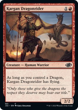 Kargan Dragonrider [Jumpstart 2022] | Card Citadel