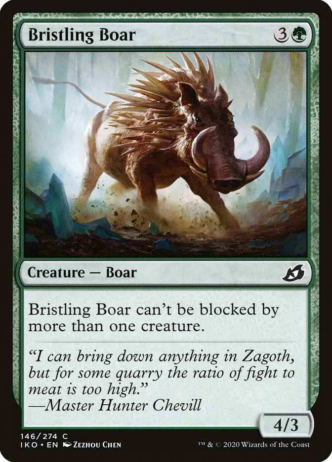Bristling Boar [Ikoria: Lair of Behemoths] | Card Citadel