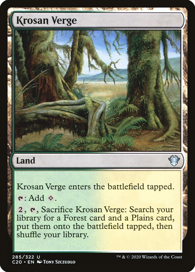 Krosan Verge [Commander 2020] | Card Citadel