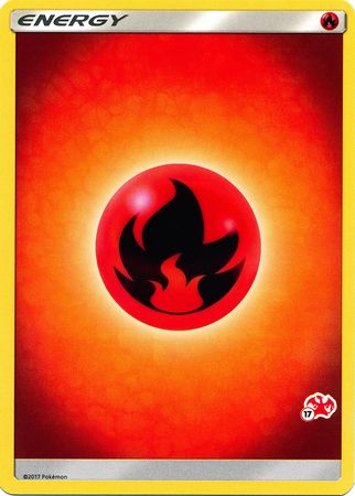 Fire Energy (Charizard Stamp #17) [Battle Academy 2020] | Card Citadel