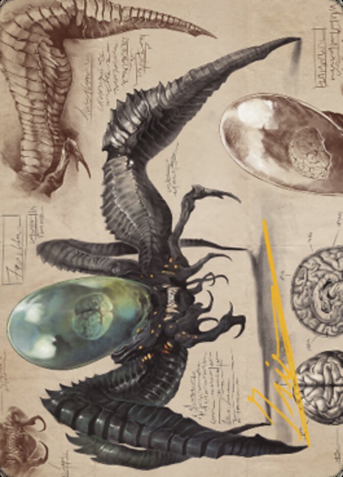 Psychosis Crawler Art Card (Gold-Stamped Signature) [The Brothers' War Art Series] | Card Citadel